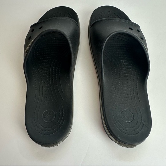Crocs Crocband lll Sandals Men’s Size 11 Slide On Shoes Casual Waterproof Black - Picture 4 of 11